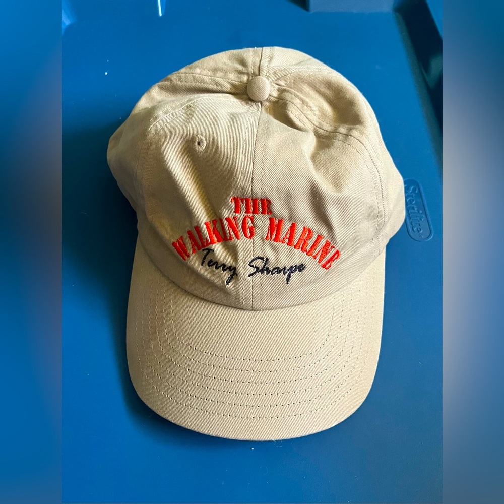 Beige “Terry Sharpe” Walking Marine Cap